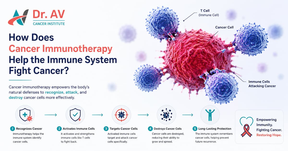 How Does Cancer Immunotherapy Help the Immune System Fight Cancer